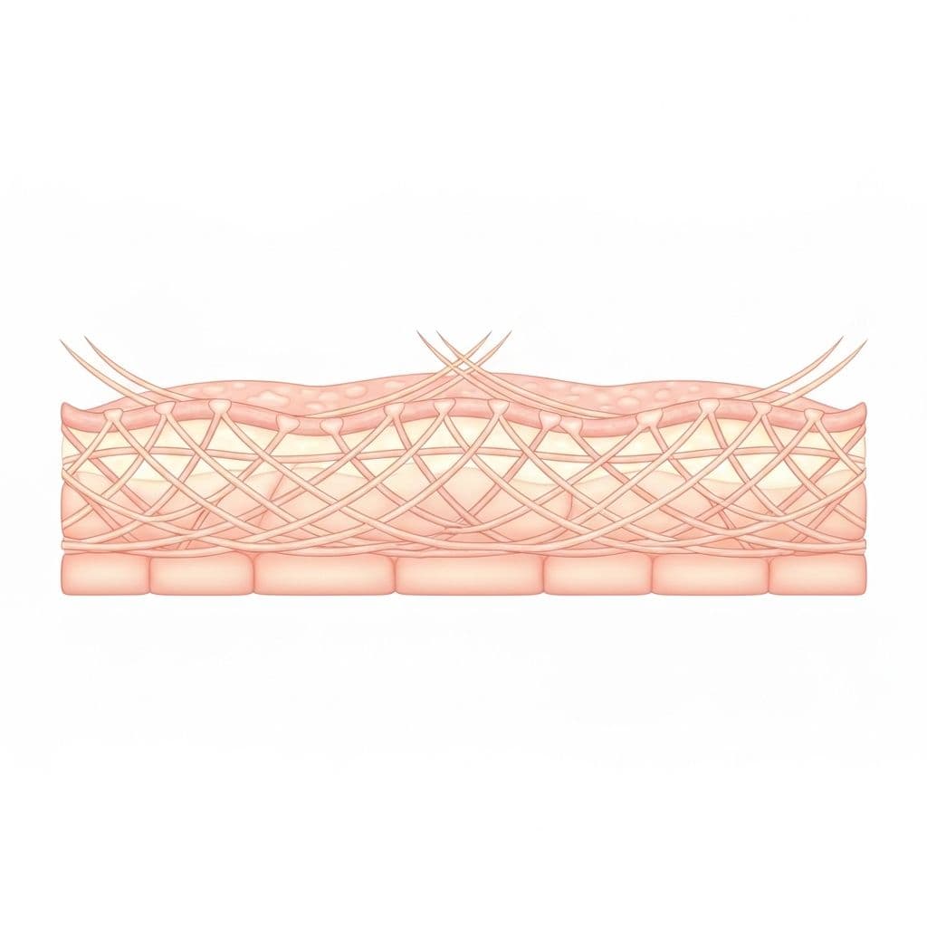 肌の弾力とコラーゲン構造